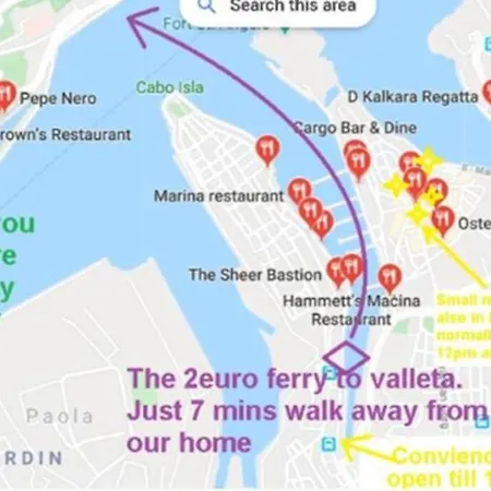 Modern Seafront! * Kalkara